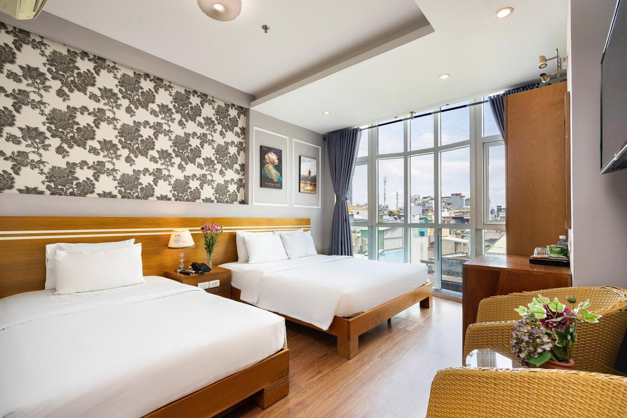 Lucky Star Hotel - Bui Vien Walking Street Ho Chi Minh City Bagian luar foto